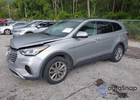 2017 Hyundai Santa Fe Se from USA, damaged, VIN KM8SM4HF8HU250955